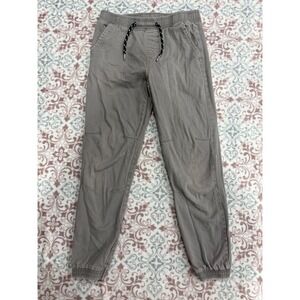 RGSTR Boys Gray Jogger Pants Elastic Waist Drawstring SZ M 10/12 Articulated Kne